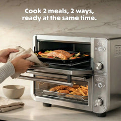 Ninja® Double Oven Pro Smart XL Countertop Oven & Air Fryer, Stone Gold - Stainless Steel
