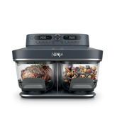 Ninja Crispi DualZone™ Countertop Glass Air Fryer - Cyberspace