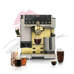 Ninja Luxe™ Café Pro Limited Edition Espresso Machine in Stone & Gold - Stone & Gold