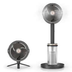 Shark FlexBreeze Pro Mist Indoor & Outdoor Fan in Butter - Charcoal Grey