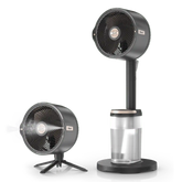 Shark FlexBreeze Pro Mist Indoor & Outdoor Fan in Butter - Charcoal Grey