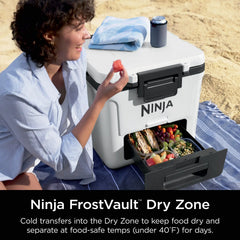 Ninja FrostVault™ 30qt Cooler with Wheels in Navy Blue - Plum