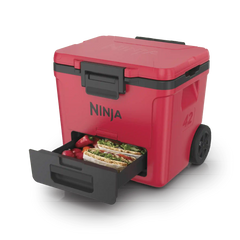 Ninja FrostVault™ 42qt Cooler with Wheels in Red - Red