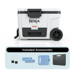 Ninja FrostVault™ 45qt Cooler with Wheels & Accessories in Cloud White