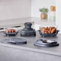 Ninja Crispi 4-in-1 Glass Air Fryer in Stone - Stone