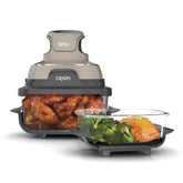 Ninja Crispi 4-in-1 Glass Air Fryer in Stone - Stone