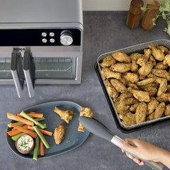 Ninja French Door Air Fryer and Countertop Oven - Stone and Gold