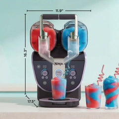 Ninja™ SLUSHi™ Twist Slushie Machine in Blue, 10+ Servings - Taupe