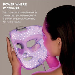 Shark CryoGlow™ LED Face Mask & Charging Stand in Lilac