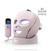 Shark CryoGlow™ LED Face Mask & Charging Stand in Rose Glow