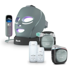 Shark™ FacialPro™ Glow and CryoGlow™ Bundle in Frosted Green and Black