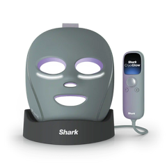 Shark CryoGlow™ LED Face Mask & Charging Stand in Frosted Green