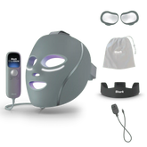 Shark CryoGlow™ LED Face Mask & Charging Stand in Frosted Green