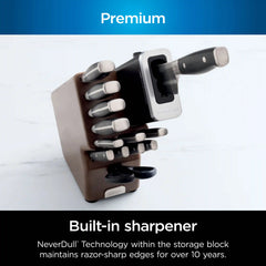 Ninja NeverDull® Premium 13-Piece Wood Series Knife System