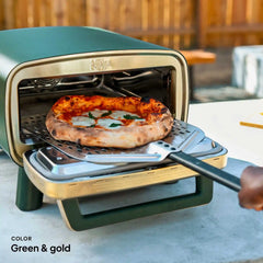 Ninja Artisan™ 5-in-1 Portable Pizza Oven in Blue and Gold - Blue & Gold