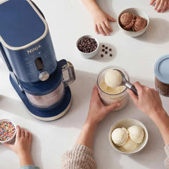 Ninja CREAMi Deluxe 11-in-1 Ice Cream Maker in Navy - Navy