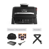 Ninja Woodfire Outdoor Grill and Smoker Stand Bundle