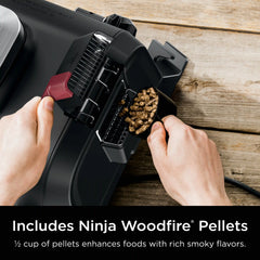 Ninja Woodfire Outdoor Grill and Smoker Stand Bundle