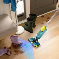 Shark VACMOP® Reveal Cordless Hard Floor Vacuum & Spray Mop Blue - Blue