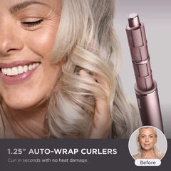 Shark® FlexFusion™ 1.25” Auto-Wrap Curlers - Metallic Mist