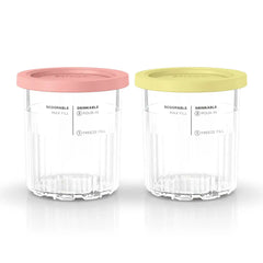 Ninja® CREAMi® XL tubs 2 Pack, Compatible with NC500/NC600 Series CREAMi® Ice Cream Makers