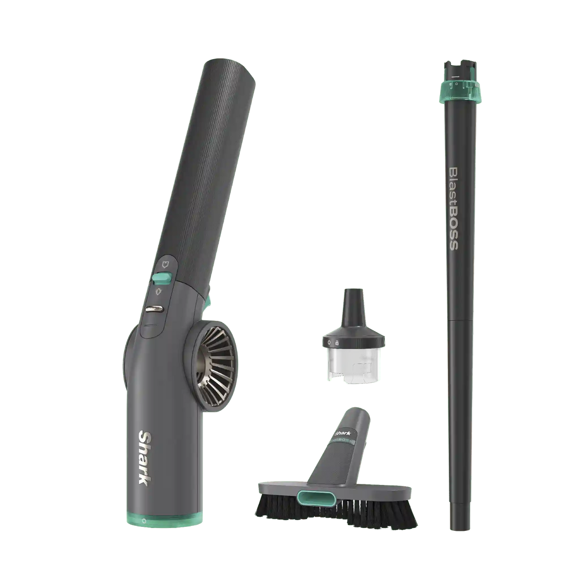 Shark BlastBoss™ Air Blower with BlastBroom™ in Strawberry Pink - Charcoal