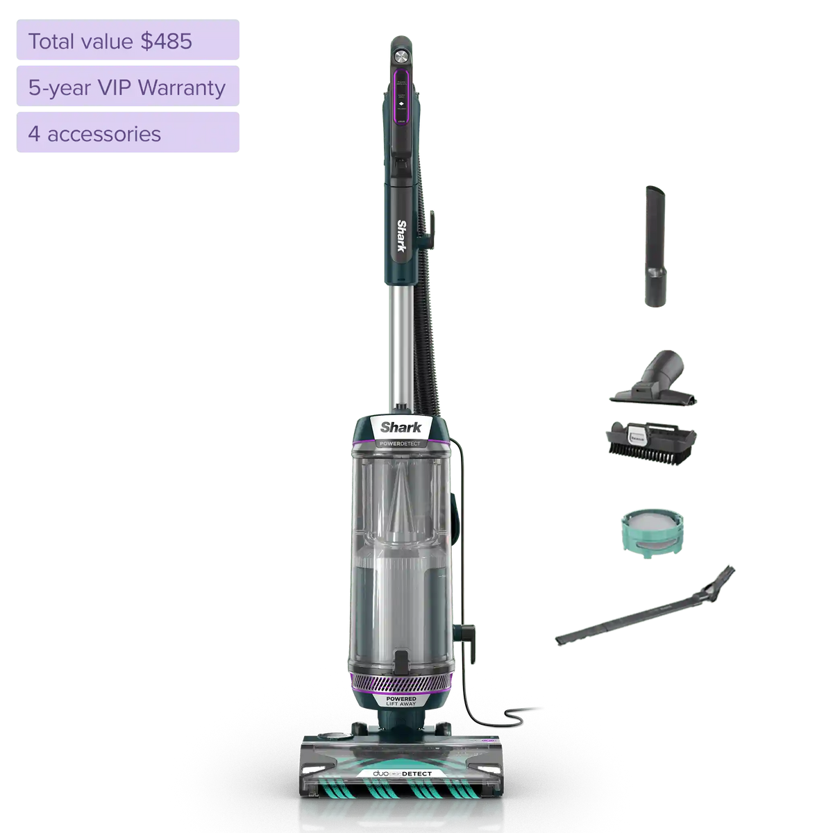 Shark PowerDetect™ Upright Vacuum and Cleaning Tools Bundle