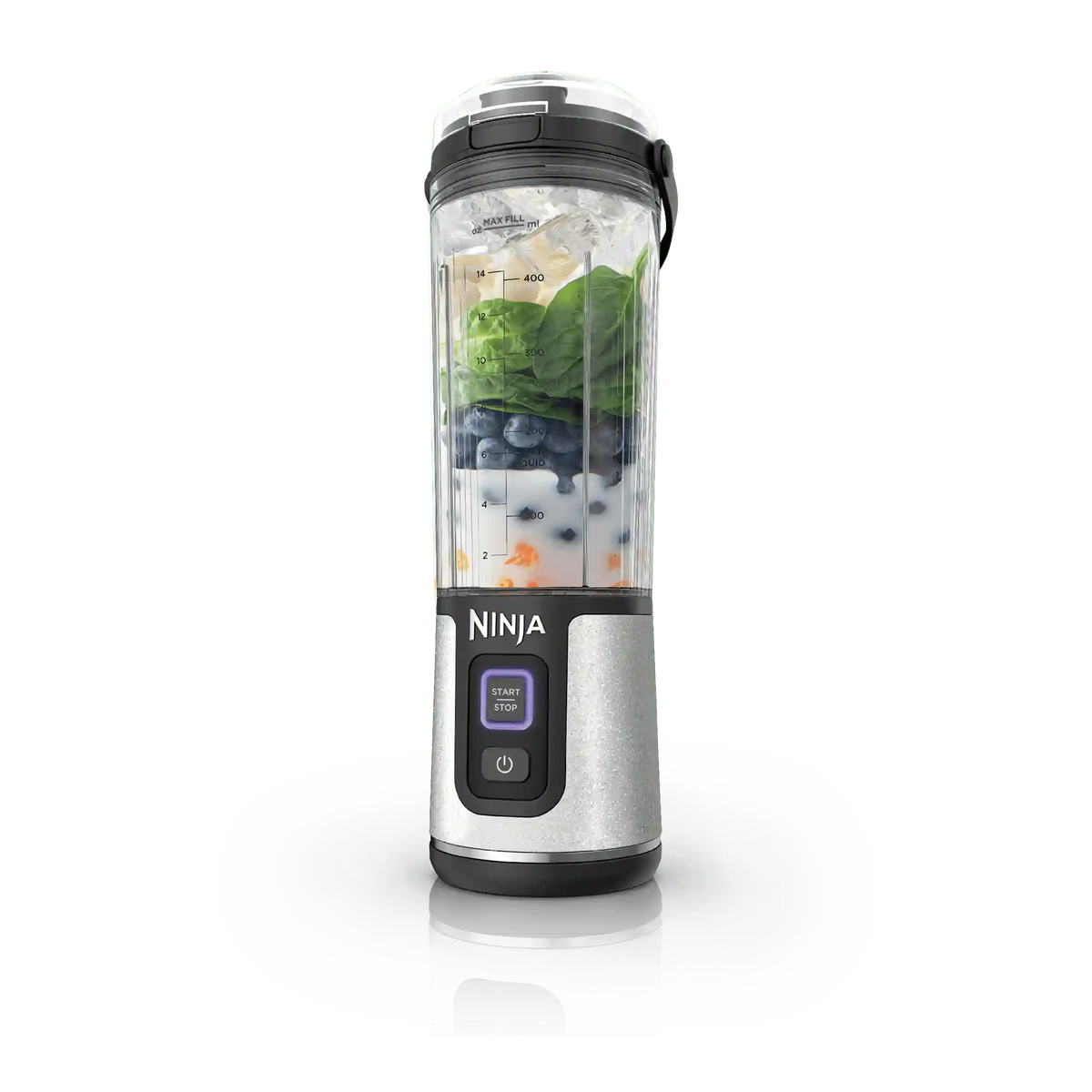 Ninja Blast™ Portable Blender in White Glitter - White Glitter