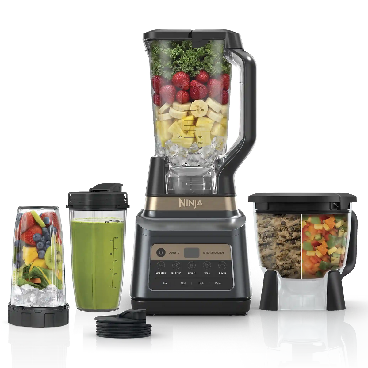 Ninja Professional Plus Premier Blender and Food Processor with Auto-IQ in Graphite - Graphite