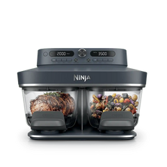 Ninja Crispi DualZone™ Countertop Glass Air Fryer - Cyberspace