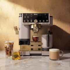 Ninja Luxe™ Café Pro Limited Edition Espresso Machine in Stone & Gold - Stone & Gold