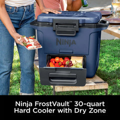 Ninja FrostVault™ 30qt Hard Cooler with Cold Dry Zone in Pink - Pink