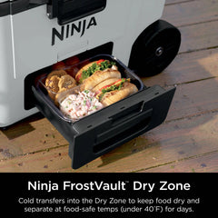 Ninja FrostVault™ 45qt Cooler with Wheels in Charcoal Gray - Pink