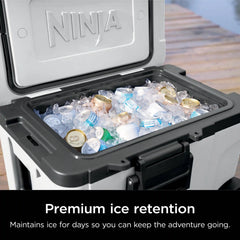 Ninja FrostVault™ 45qt Cooler with Wheels in Charcoal Gray - Pink