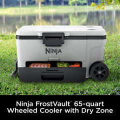 Ninja FrostVault™ 65qt Cooler with Wheels in Cloud White - Cloud White