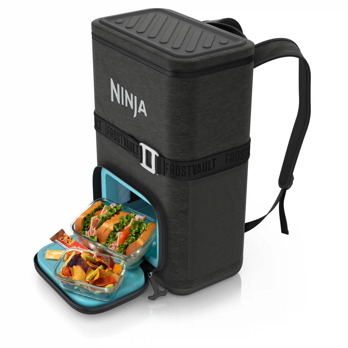 Ninja FrostVault™ 24 Can Backpack Cooler in Yellow - Charcoal Gray