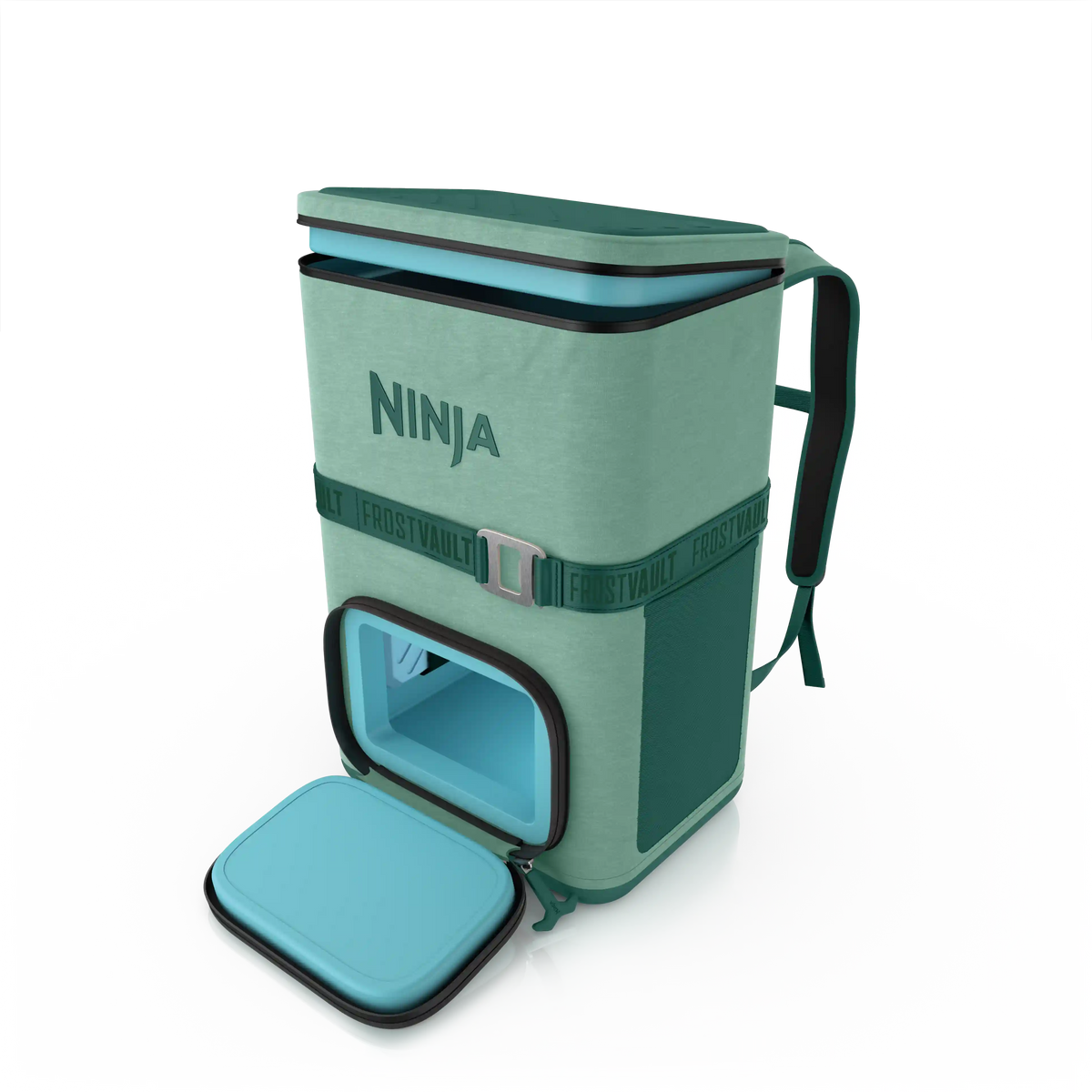 Ninja Outdoor FrostVault™ Go 36-Can Backpack Cooler in Royal Blue - Green