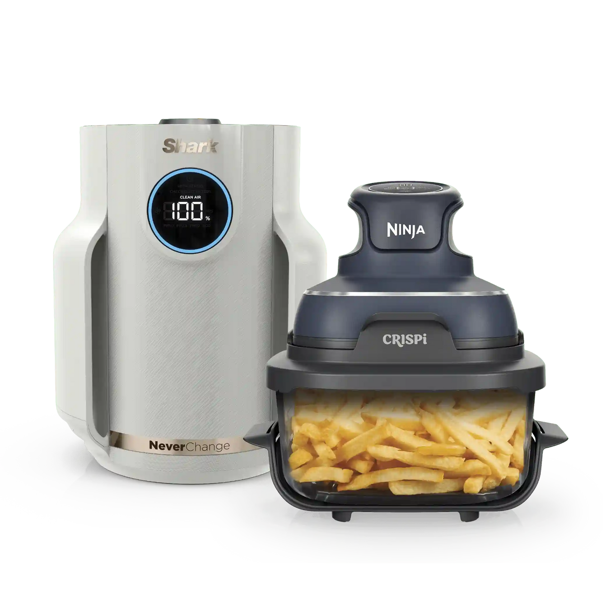 Ninja Crispi Glass Air Fryer and Air Purifier Bundle