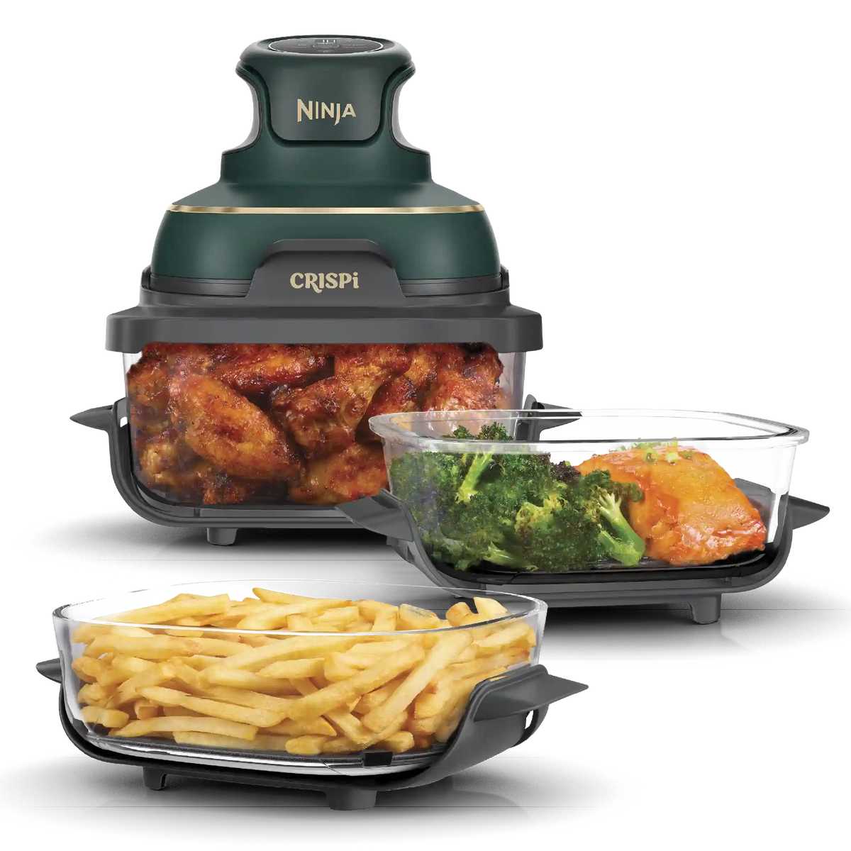Ninja Crispi 5-in-1 Glass Air Fryer in Emerald