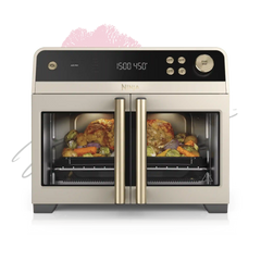 Ninja French Door Air Fryer and Countertop Oven - Stone and Gold