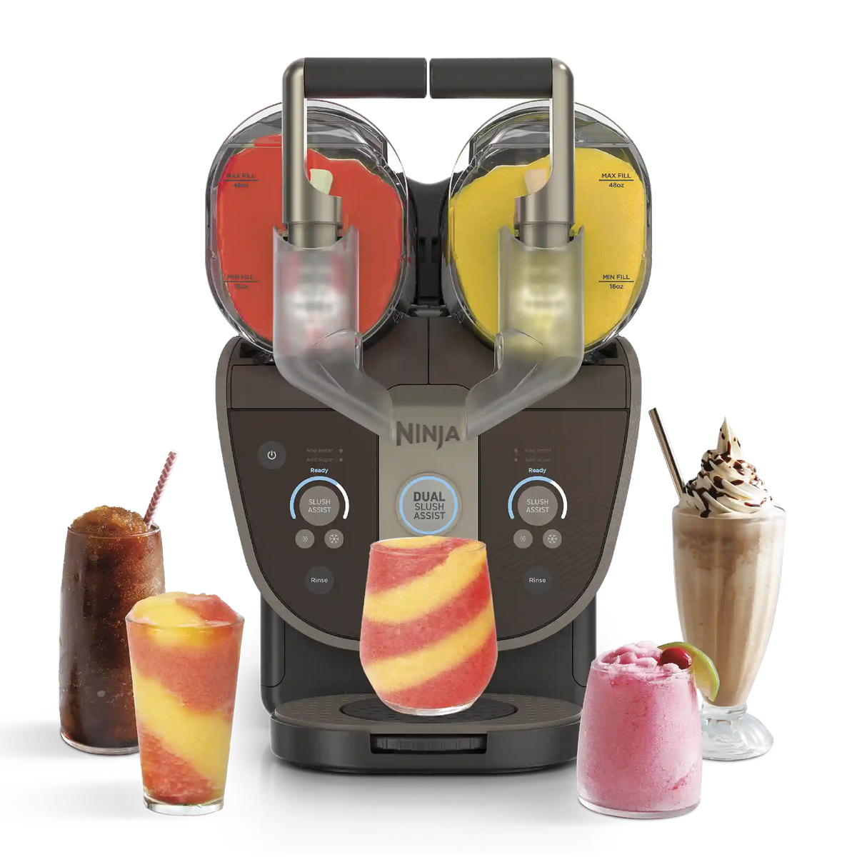 Ninja™ SLUSHi™ Twist Slushie Machine in Blue, 10+ Servings - Taupe
