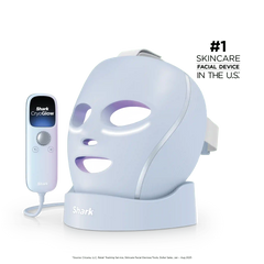 Shark CryoGlow™ LED Face Mask & Charging Stand in Blue