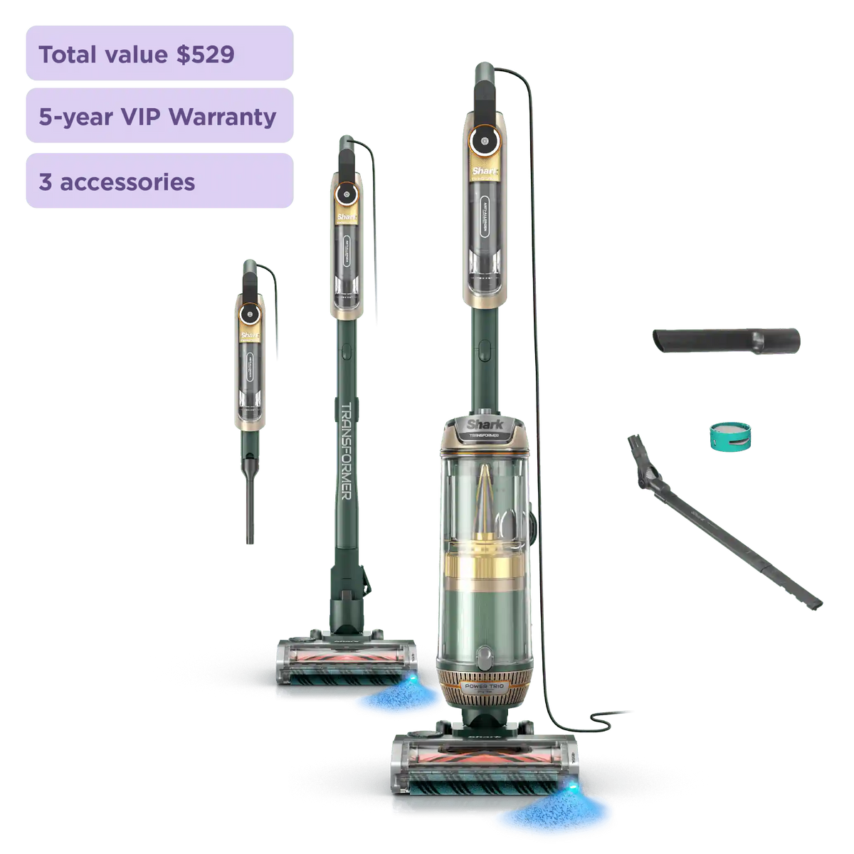 Shark PowerDetect Transformer™ Upright Vacuum