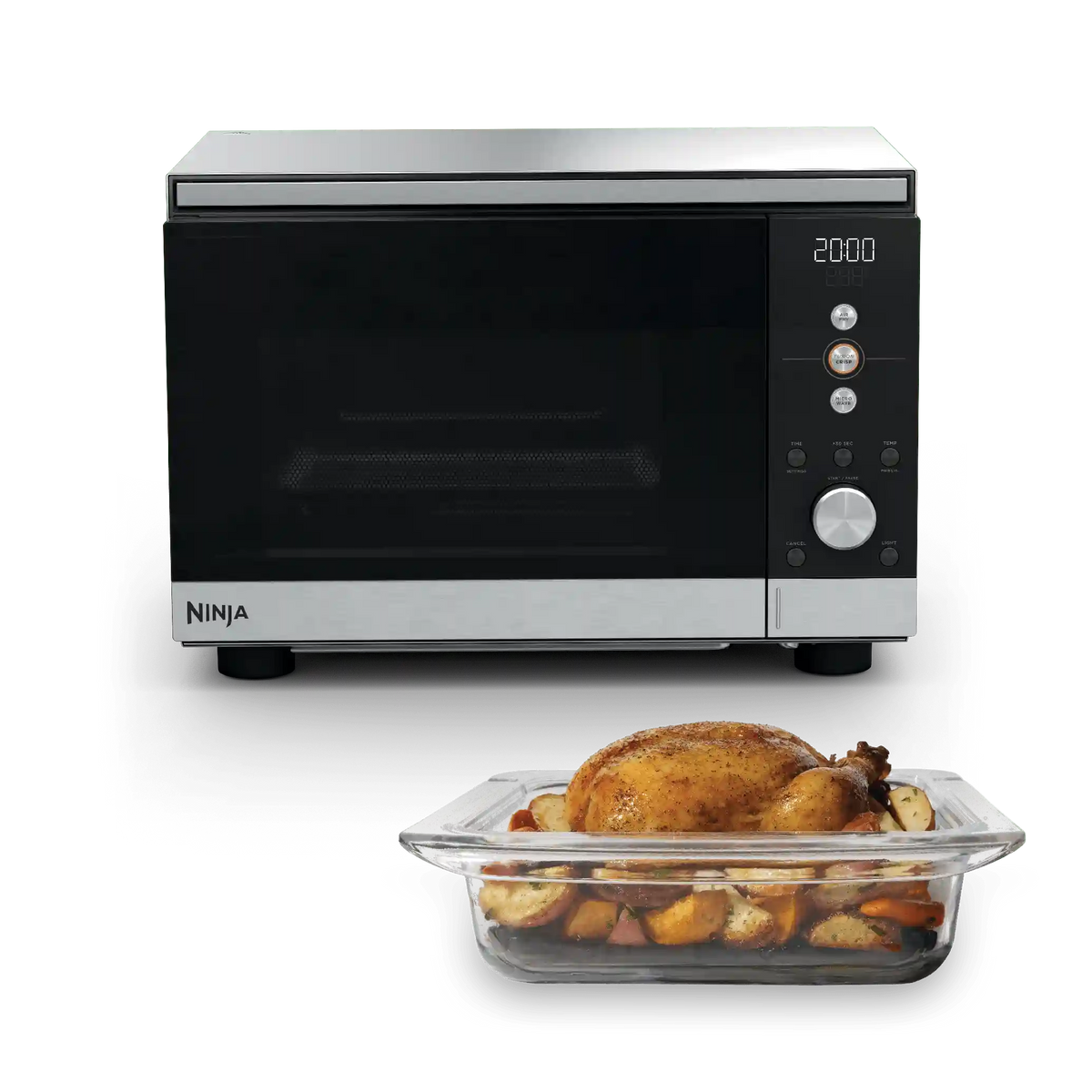 Ninja Crispi™ Microwave and Air Fryer - Silver