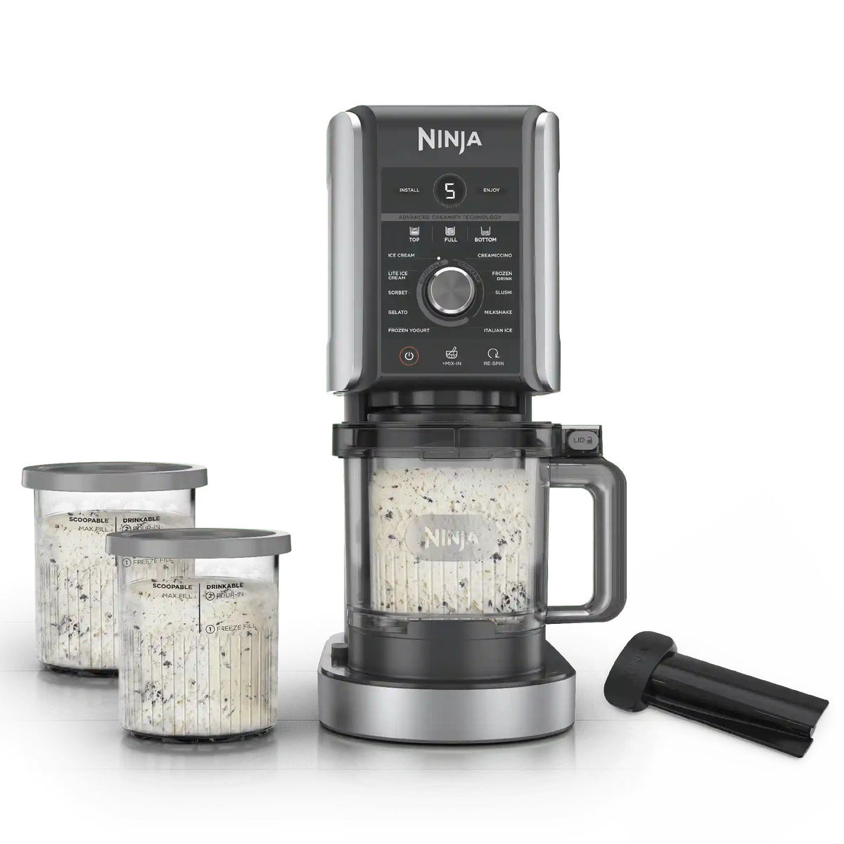 Ninja CREAMi Deluxe Ice Cream Maker Pint Bundle