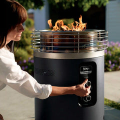 Ninja Fireside360 Outdoor Heater & Fire Pit with Cover Bundle