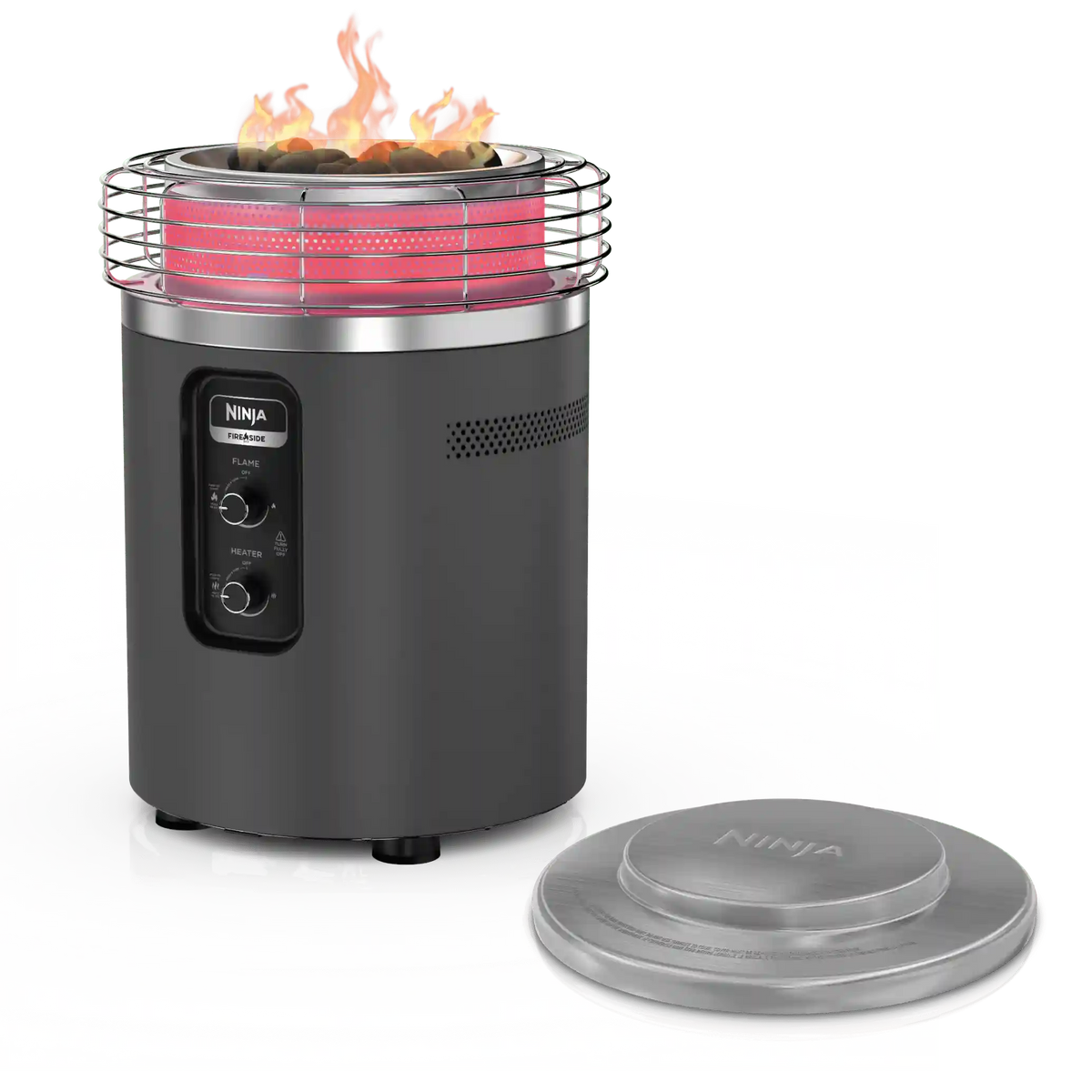 Ninja™ Fireside360™ Fire Pit and Outdoor Heater with Top Cover