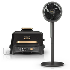 Ninja Woodfire XL Grill and Shark Fan Bundle