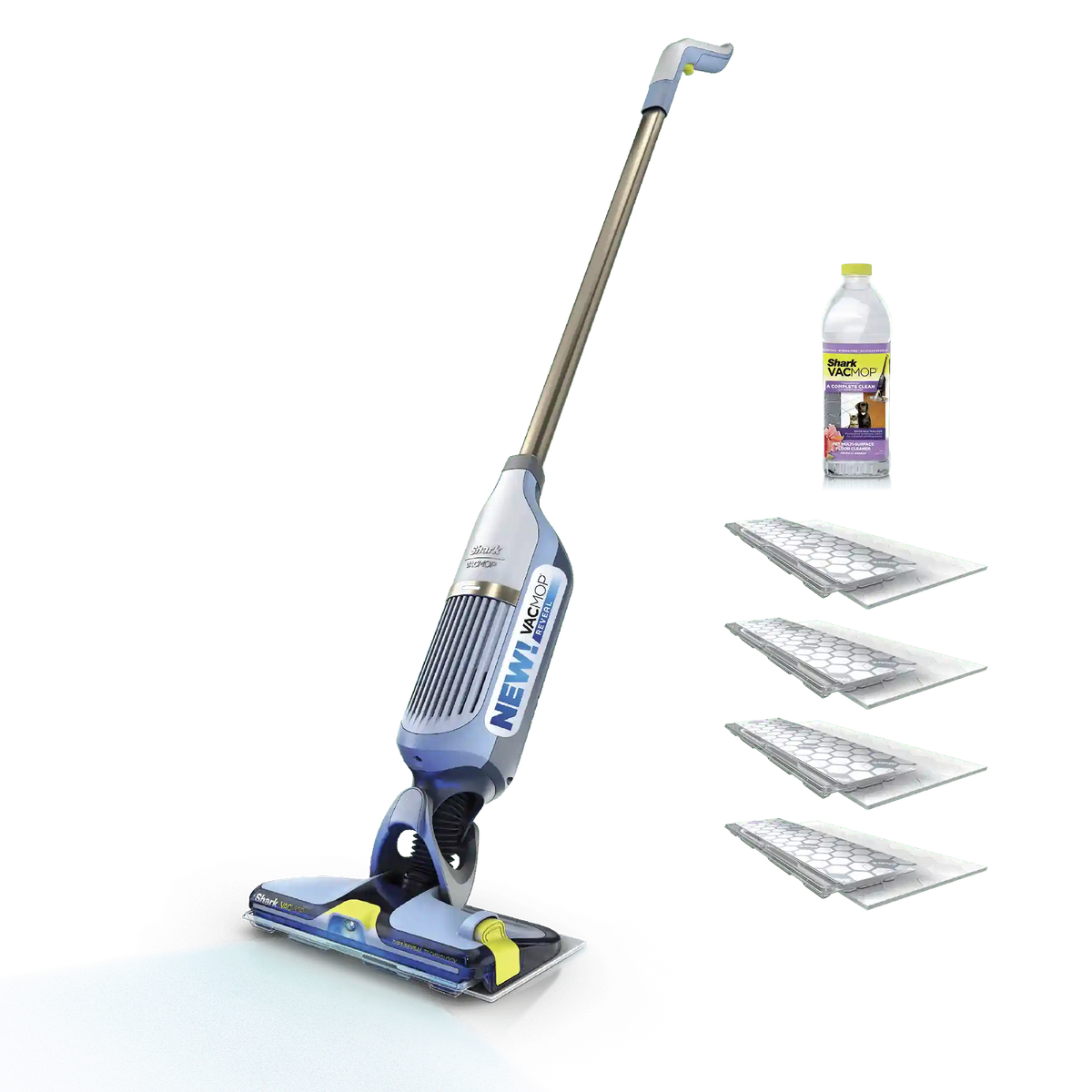 Shark VACMOP® Reveal Cordless Hard Floor Vacuum & Spray Mop Blue - Blue