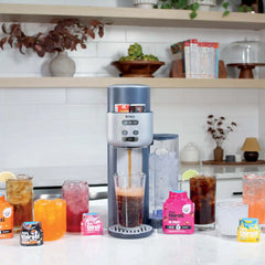 Ninja Thirsti™ Soda Machine in Cyberspace and Drink Mix Bundle